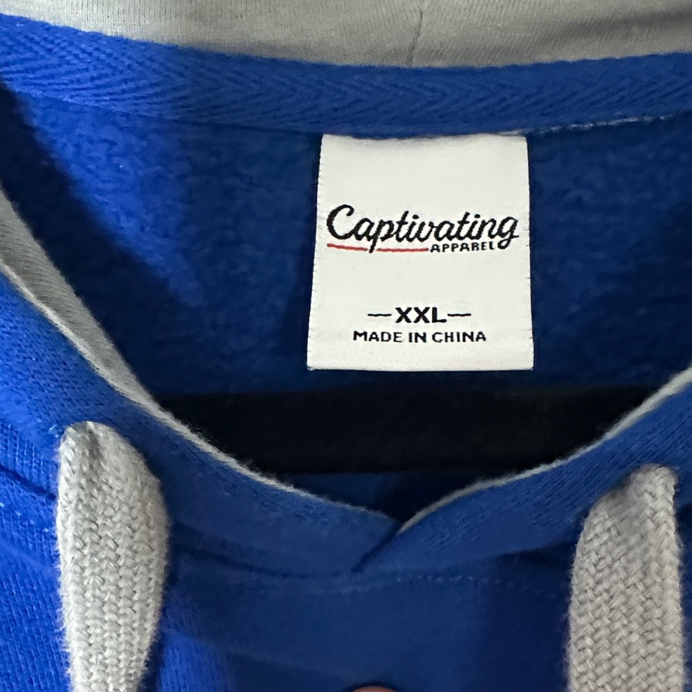 University of Kentucky Hoodie XXL – Big Blue Nation Pullover, Worn Once - Picture 2 of 5